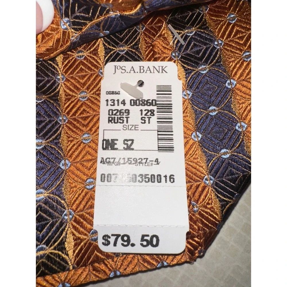 JOS.A.BANK SILK TIE 52‎ X 4